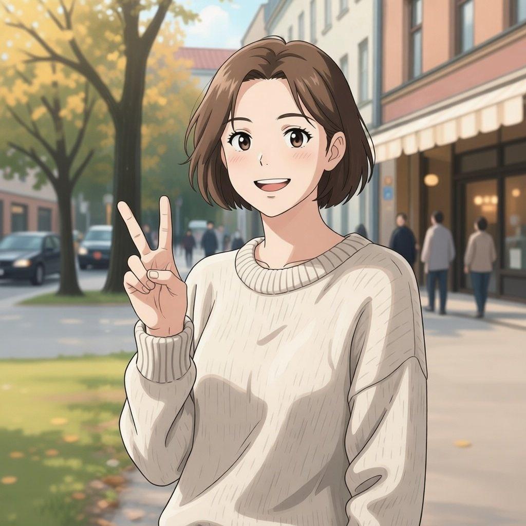 Sample output of a photo transformed into anime art