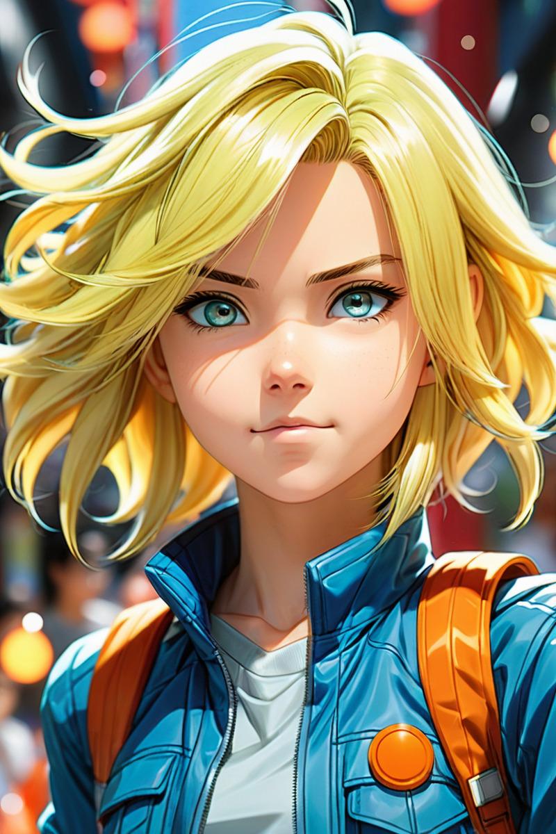 Android 18 from Dragon Ball